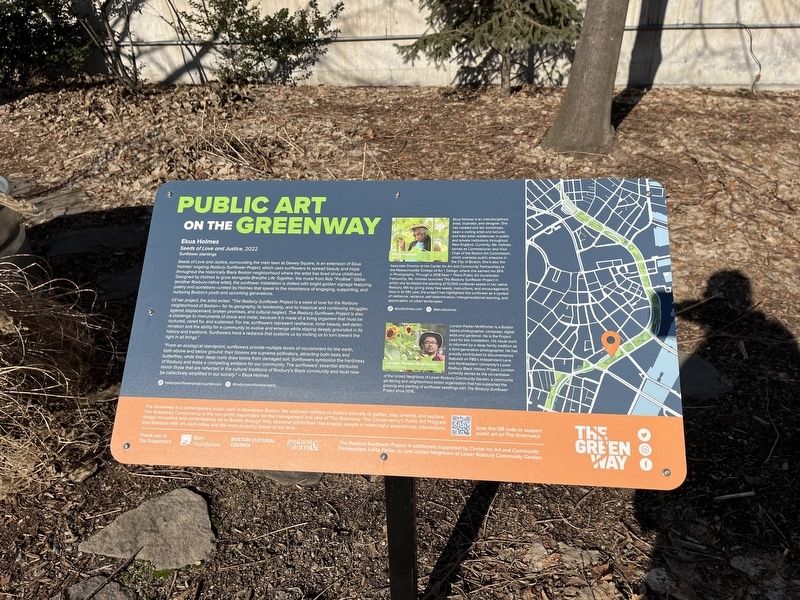 Public Art on the Greenway Marker image. Click for full size.