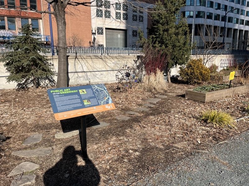 Public Art on the Greenway Marker image. Click for full size.