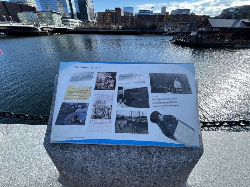 The Boston Tea Party Marker image. Click for full size.