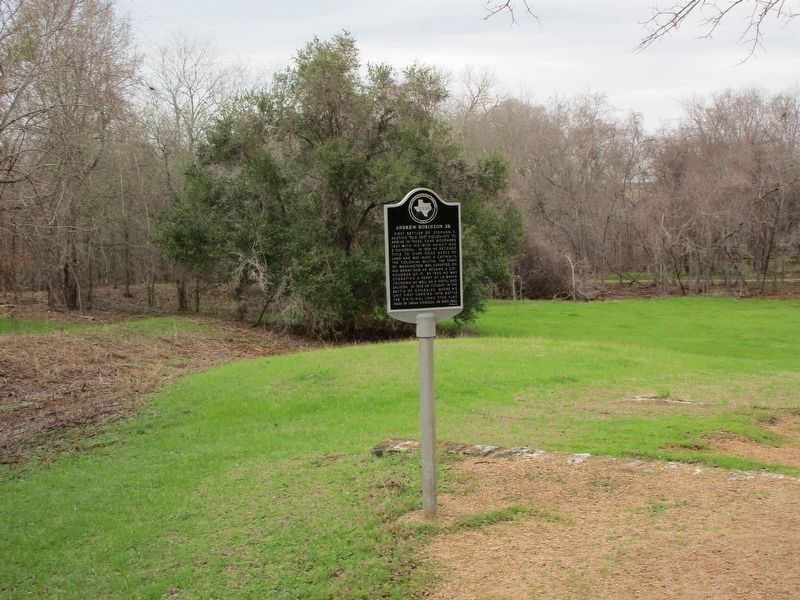 Andrew Robinson, Sr. Marker image. Click for full size.