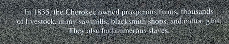 Prosperous Cherokee Marker image. Click for full size.