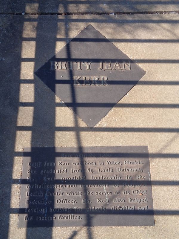 Betty Jean Kerr Marker. Click for full size. Betty Jean Kerr Marker image. Click for full size.