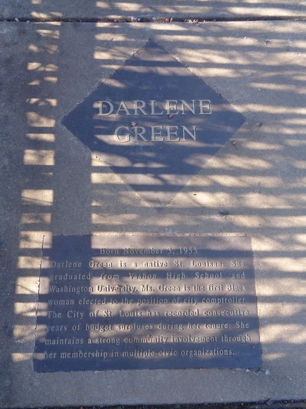 Darlene Green Marker. Click for full size. Darlene Green Marker image. Click for full size.