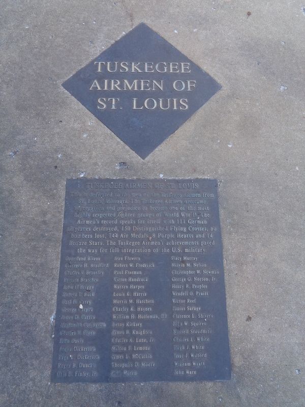 Tuskegee Airmen of St. Louis Marker image. Click for full size.