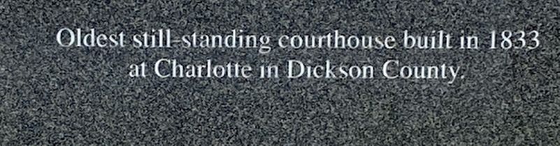 Oldest standing courthouse Marker image. Click for full size.