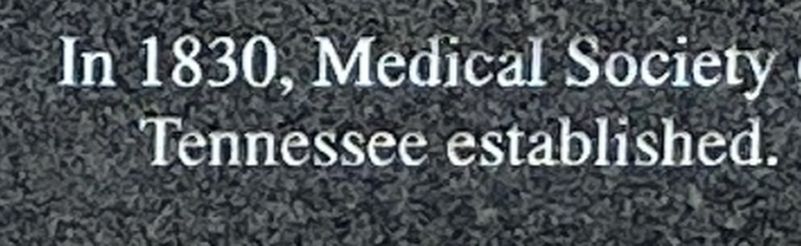 Medical Society Tennessee Marker. Click for full size. Medical Society Tennessee Marker image. Click for full size.