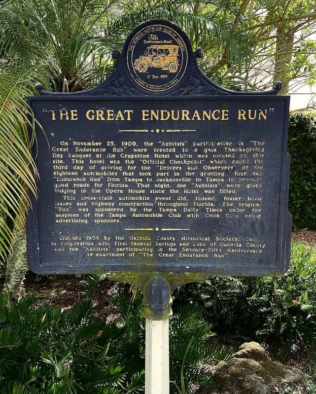 The Great Endurance Run Marker image. Click for full size.