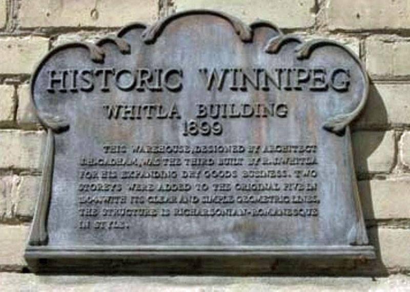 Whitla Building Marker image. Click for full size.