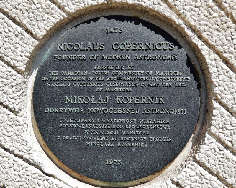 Nicolaus Copernicus / Mikołaj Kopernik Marker image. Click for full size.