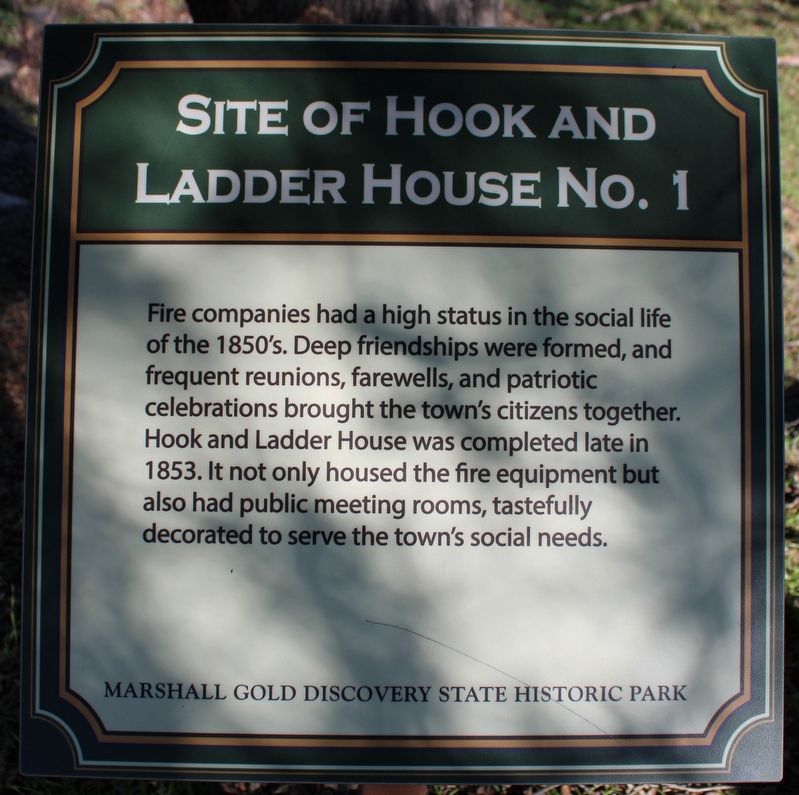 Site of Hook and Ladder House No. 1 Marker image. Click for full size.