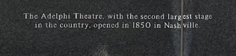 Adelphi Theatre Marker. Click for full size. Adelphi Theatre Marker image. Click for full size.
