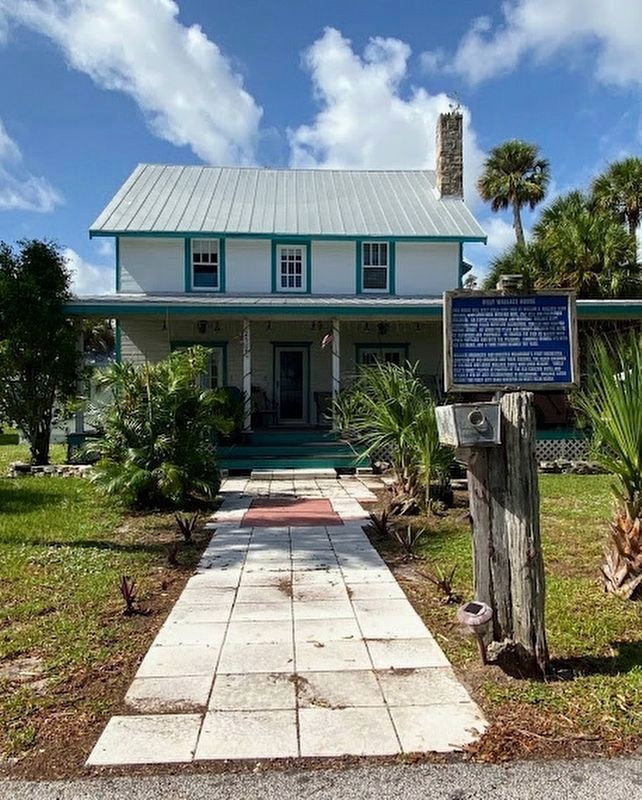 Billy Wallace House and Marker image. Click for full size.