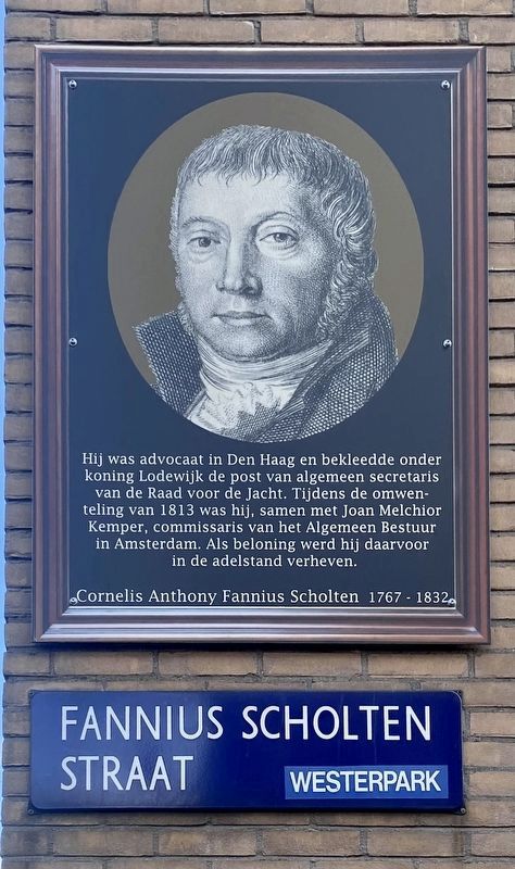 Fannius Scholten Marker image. Click for full size.
