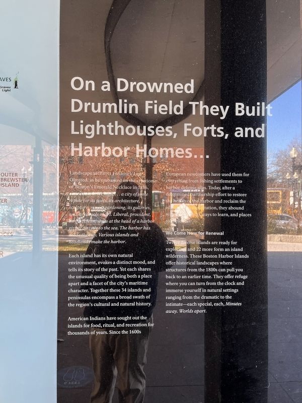 Boston Harbor Islands Marker image. Click for full size.