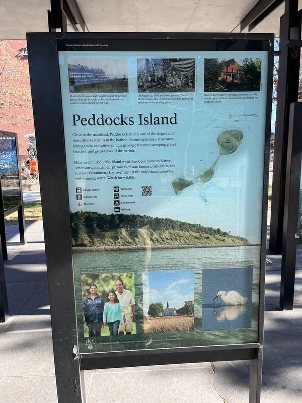 Peddocks Island Marker image. Click for full size.