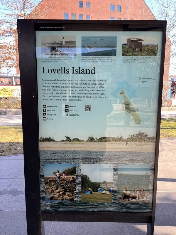 Lovells Island Marker. Click for full size. Lovells Island Marker image. Click for full size.