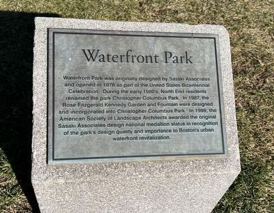 Waterfront Park Marker image. Click for full size.