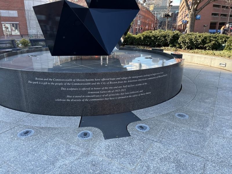 Armenian Genocide Memorial Marker image. Click for full size.