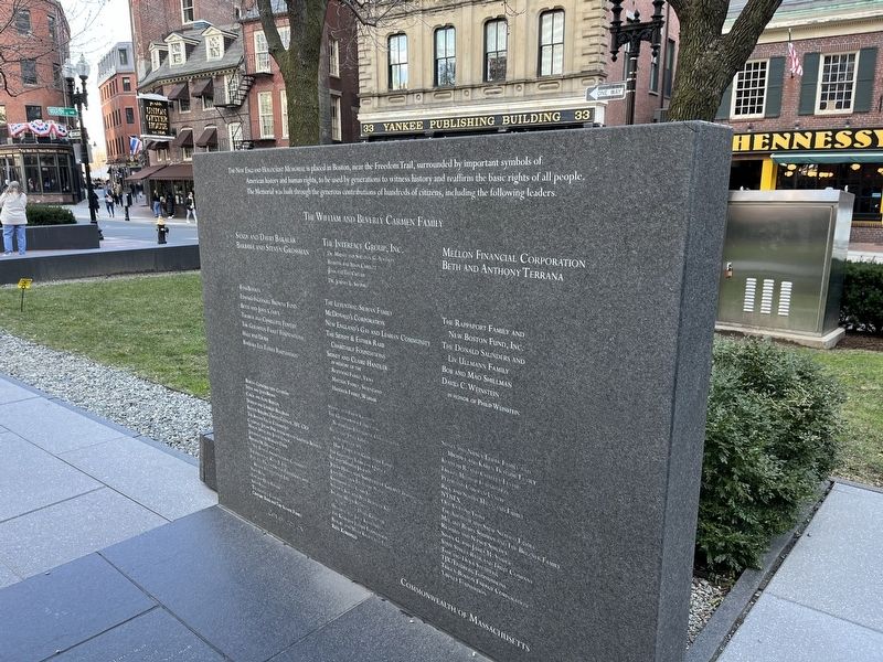 The New England Holocaust Memorial. Click for full size. The New England Holocaust Memorial image. Click for full size.