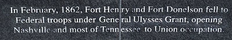 Fort Henry and Fort Donelson Marker image. Click for full size.