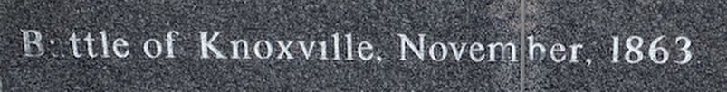 Battle of Knoxville Marker image. Click for full size.