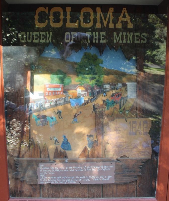 Coloma - Queen of the Mines Marker. Click for full size. Coloma - Queen of the Mines Marker image. Click for full size.