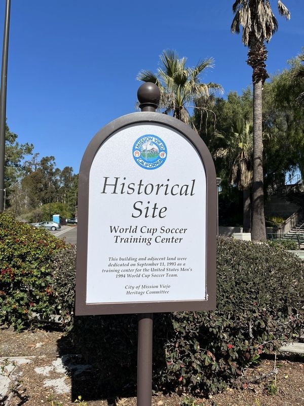 World Cup Soccer Training Facility Marker. Click for full size. World Cup Soccer Training Facility Marker image. Click for full size.