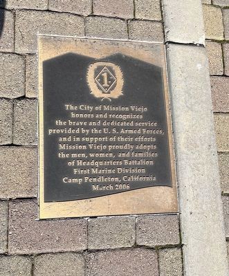 First Marine Division Marker image. Click for full size.