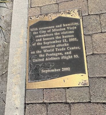 September 11, 2001 Marker image. Click for full size.