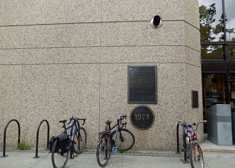 Winnipeg Centennial Library Marker. Click for full size. Winnipeg Centennial Library Marker image. Click for full size.