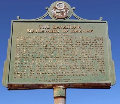 The Bayshore Boulevard of Dreams Marker image. Click for full size.