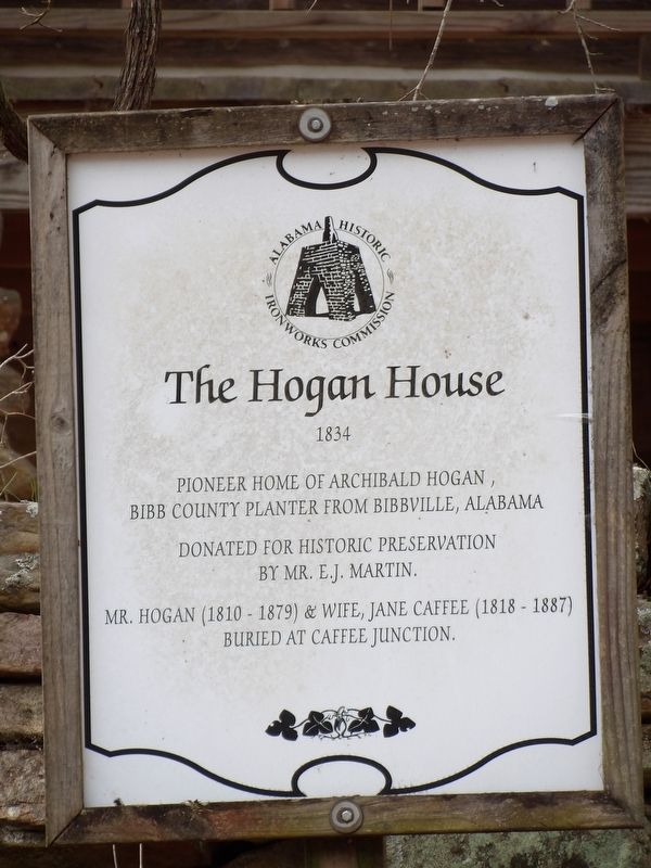 The Hogan House Marker. Click for full size. The Hogan House Marker image. Click for full size.