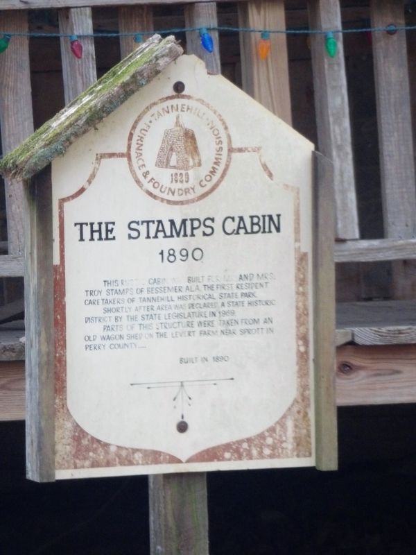 The Stamps Cabin Marker image. Click for full size.