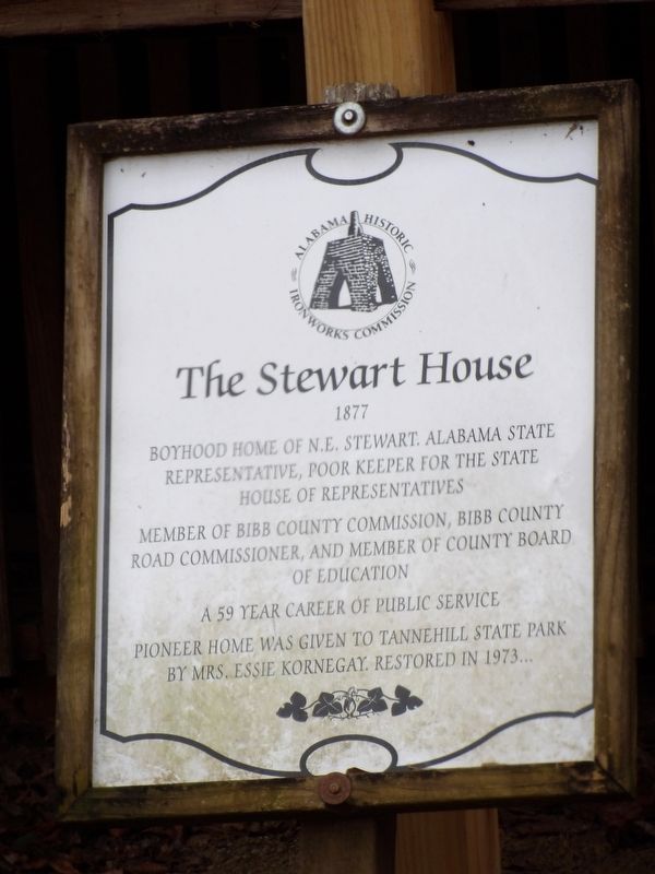 The Stewart House Marker image. Click for full size.