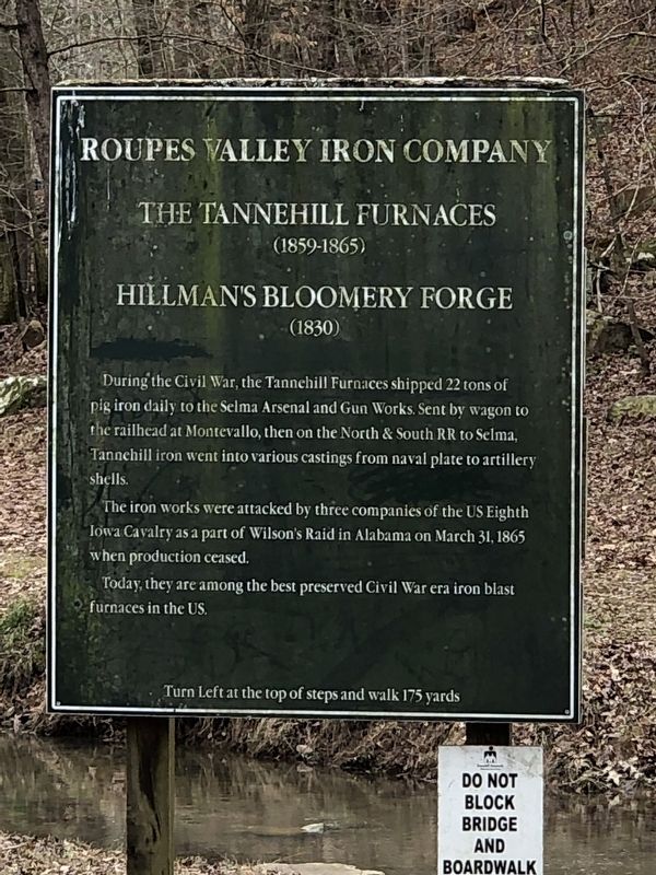 Roupes Valley Iron Company Marker. Click for full size. Roupes Valley Iron Company Marker image. Click for full size.