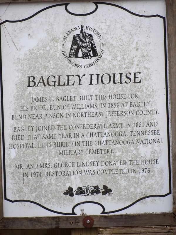 Bagley House Marker image. Click for full size.