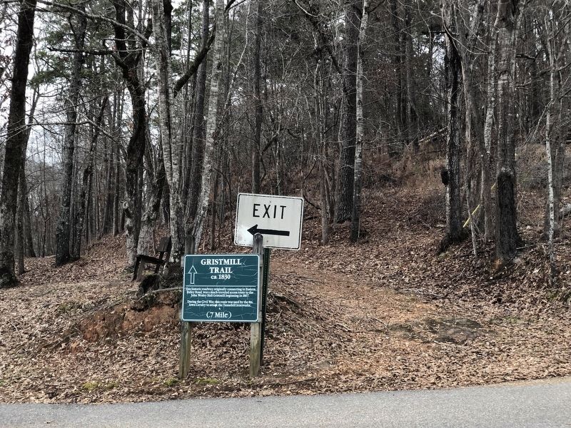 Gristmill Trail Marker image. Click for full size.