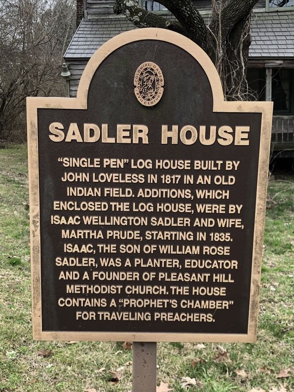 Sadler House Marker image. Click for full size.