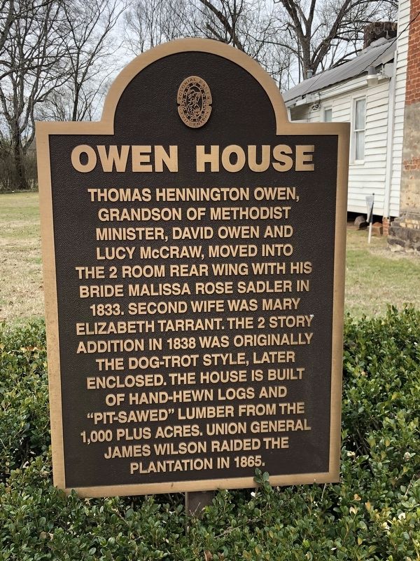 Owen House Marker image. Click for full size.
