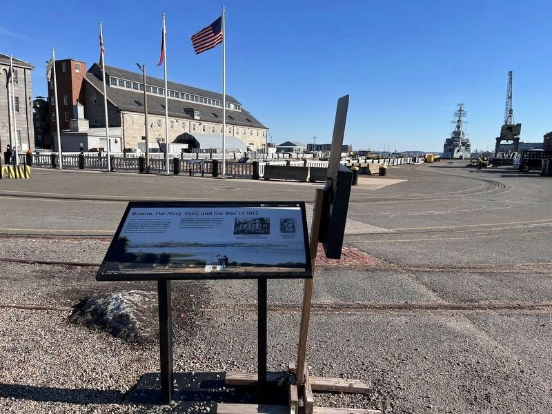 Boston, the Navy Yard, and the War of 1812 Marker. Click for full size. Boston, the Navy Yard, and the War of 1812 Marker image. Click for full size.