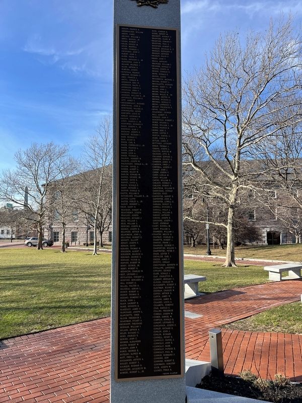 Massachusetts Korean War Veterans Memorial image. Click for full size.