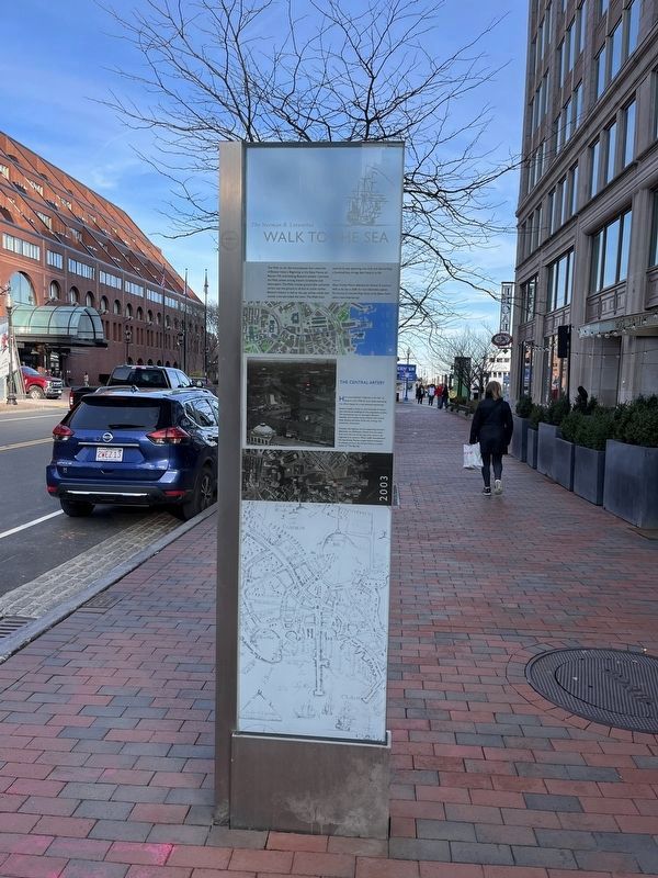 The Central Artery side of the marker. Click for full size. The Central Artery side of the marker image. Click for full size.
