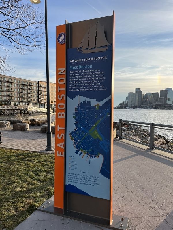 East Boston Marker. Click for full size. East Boston Marker image. Click for full size.