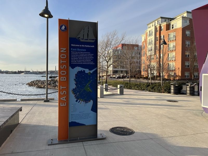 East Boston Marker. Click for full size. East Boston Marker image. Click for full size.