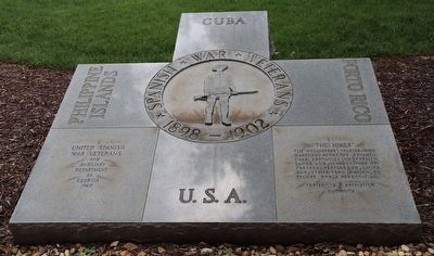 Spanish War Veterans Memorial Marker image. Click for full size.