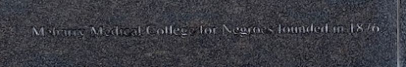Meharry Medical College Marker. Click for full size. Meharry Medical College Marker image. Click for full size.
