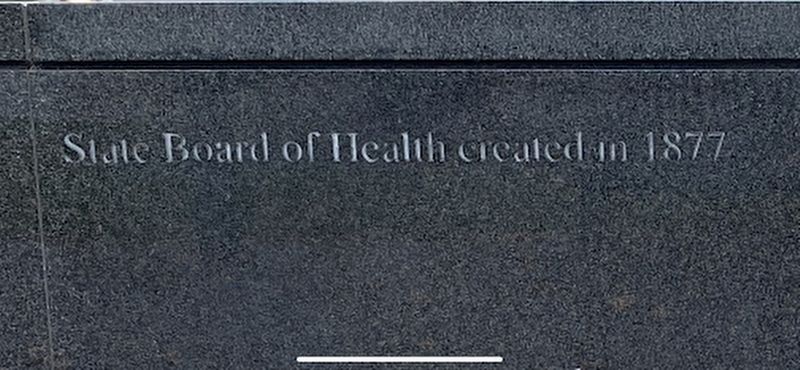 State Board of Health Marker. Click for full size. State Board of Health Marker image. Click for full size.