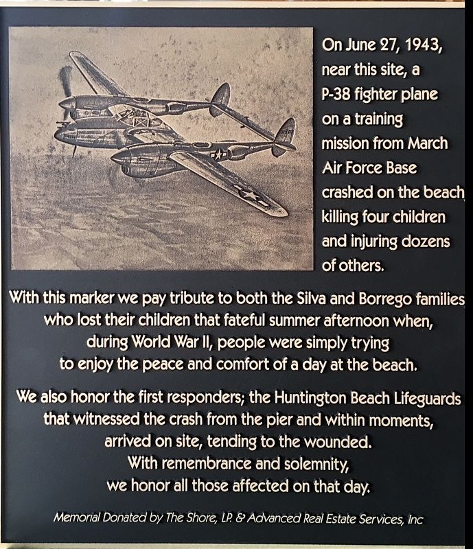 P-38 Memorial Marker image. Click for full size.