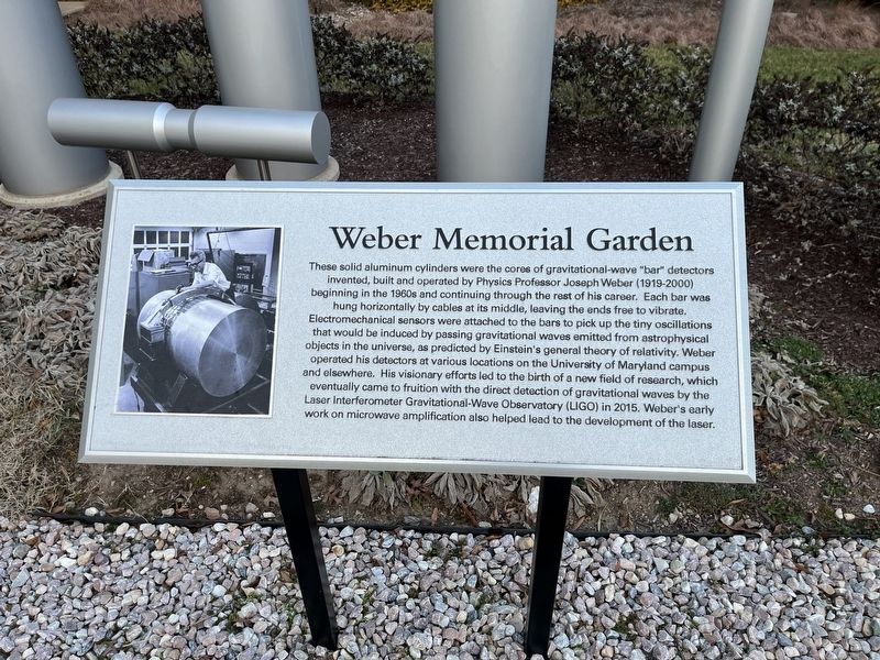 Weber Memorial Garden Marker image. Click for full size.