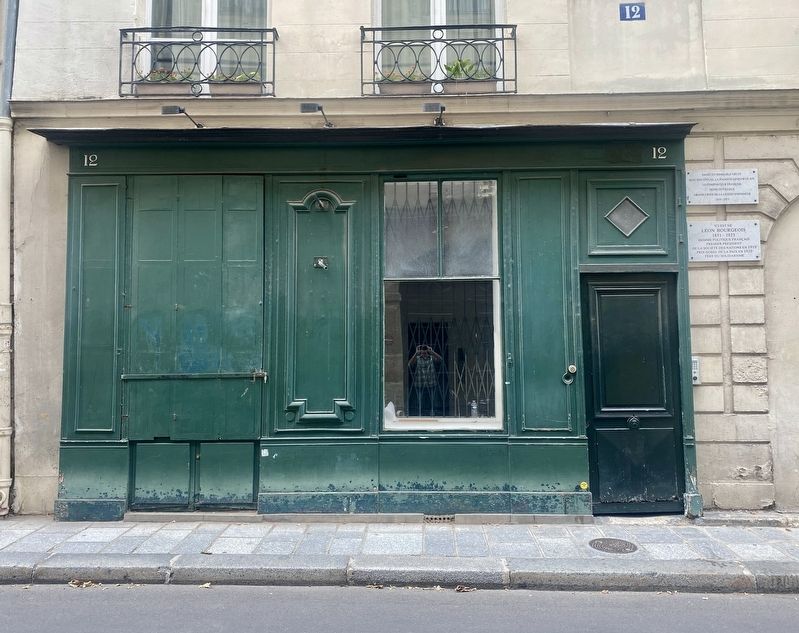 Henri Dutilleux Marker - wide view image. Click for full size.